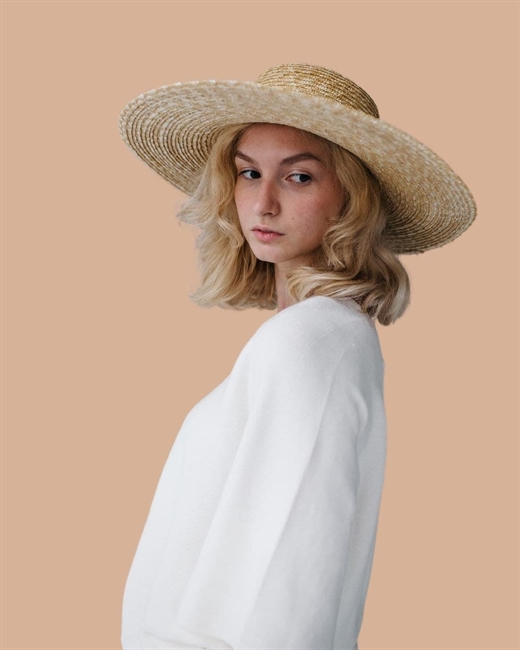 Шляпа Olsen с лентой, солома - фото 156985