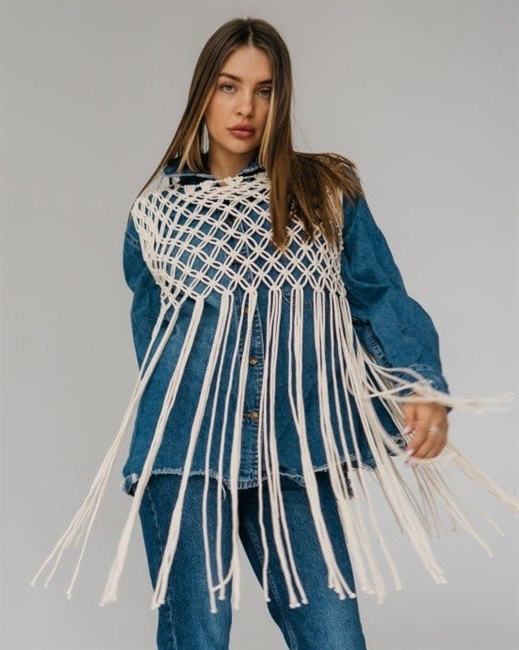 Жилет-макраме - фото 254070