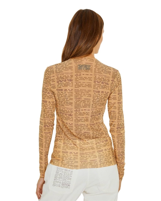 Лонгслив сетка Текст - фото 281181