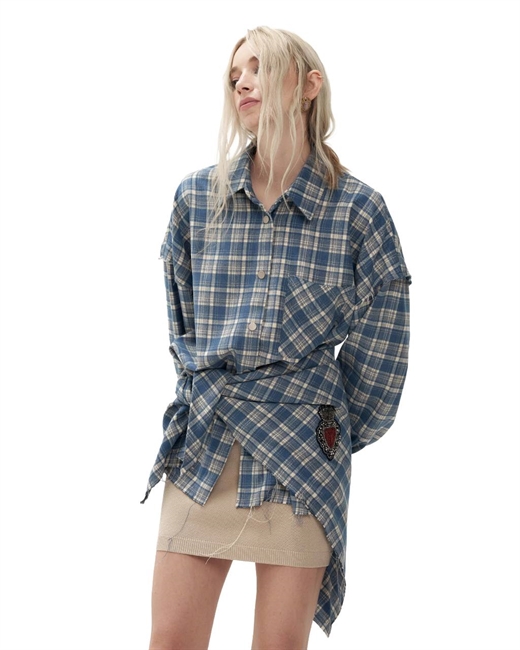 Рубашка Bloom с косынкой - фото 320029