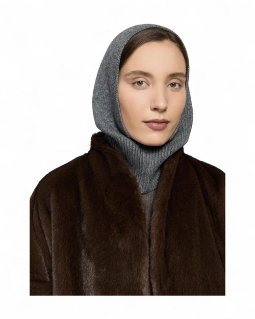 Капор из смесового кашемира - фото 320836