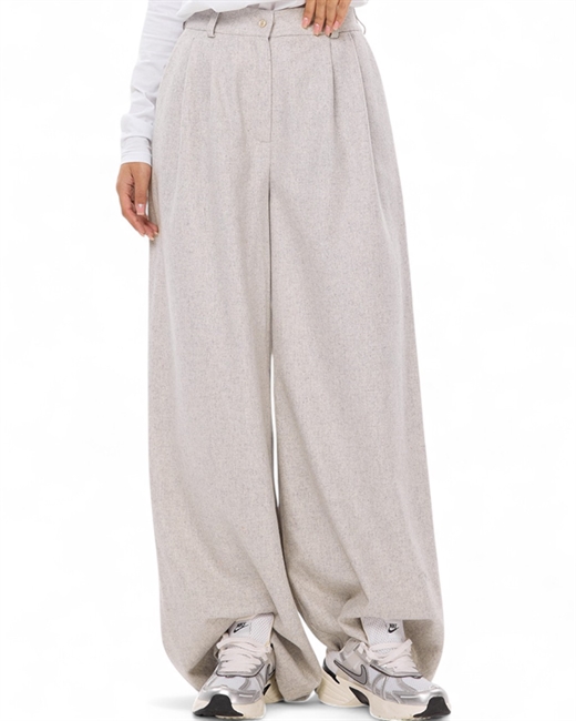 Брюки палаццо из шерсти мериноса - фото 320936