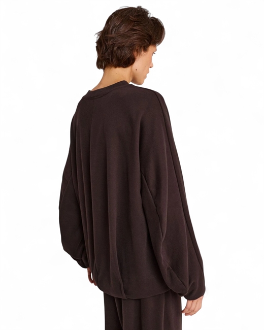 Свитшот с эффектом велюра - фото 321447