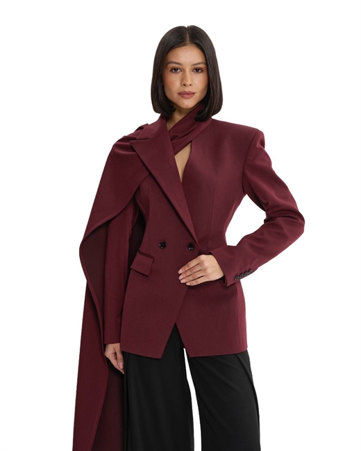 Пиджак-шаль приталенный - фото 322767