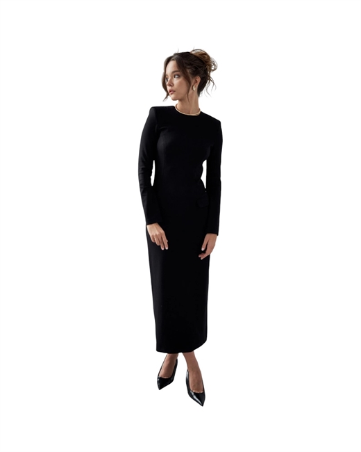 Платье-футляр миди - фото 322959