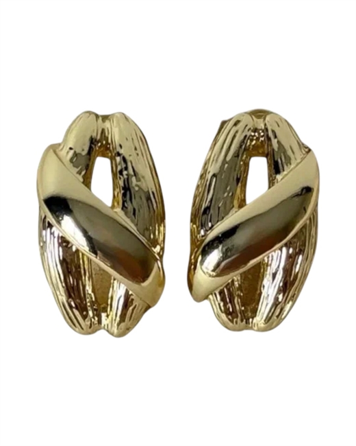 Серьги вытянутые с диагональной линией - фото 323378