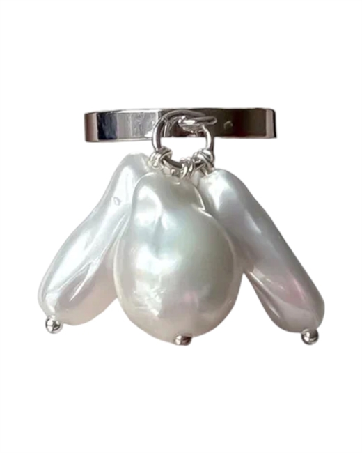 Кольцо тонкое с жемчугом Майорка - фото 323405