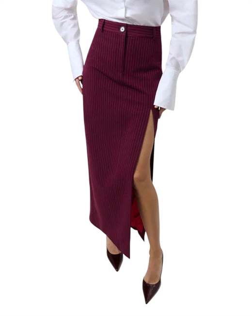 Юбка с разрезом - фото 323827