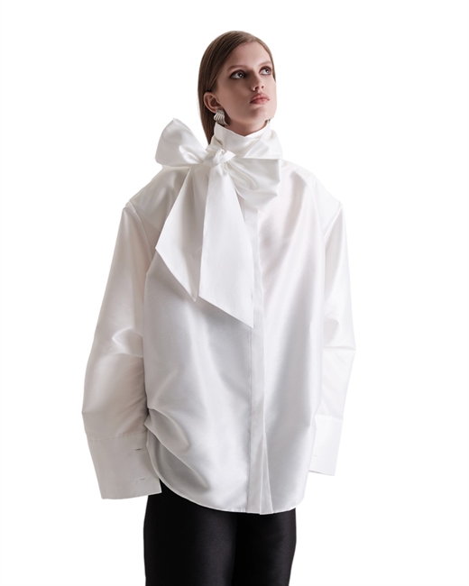 Рубашка Grand Cru с бантом - фото 324546