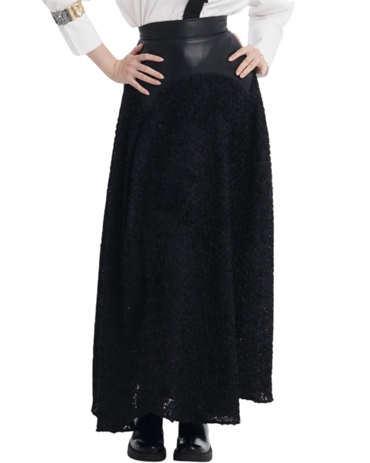 Юбка длинная с текстурой "Розы" - фото 324774