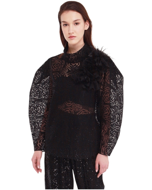 Блузка из органзы - фото 324817