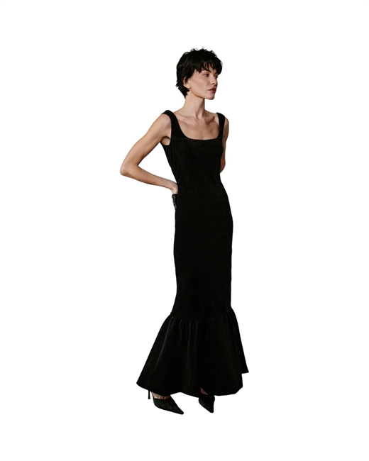 Платье из бархата - фото 325065