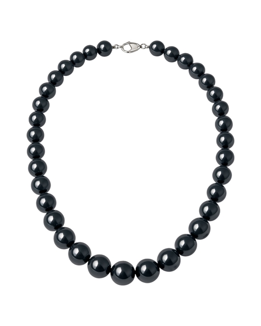 Колье из крупного гематита - фото 325497