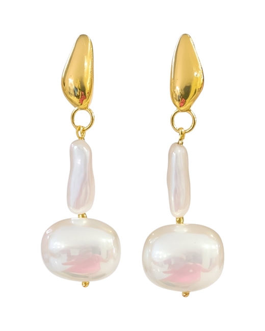 Серьги из жемчуга с перламутром - фото 325509