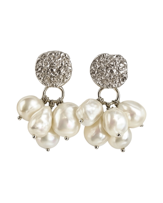 Серьги с гроздью жемчуга Майорка - фото 325510