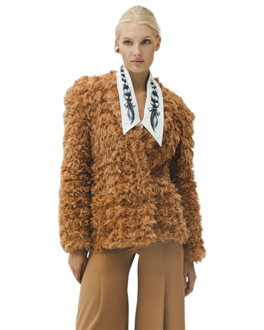 Жакет из экомеха - фото 325682