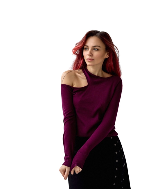 Лонгслив Naked из шерсти - фото 326069