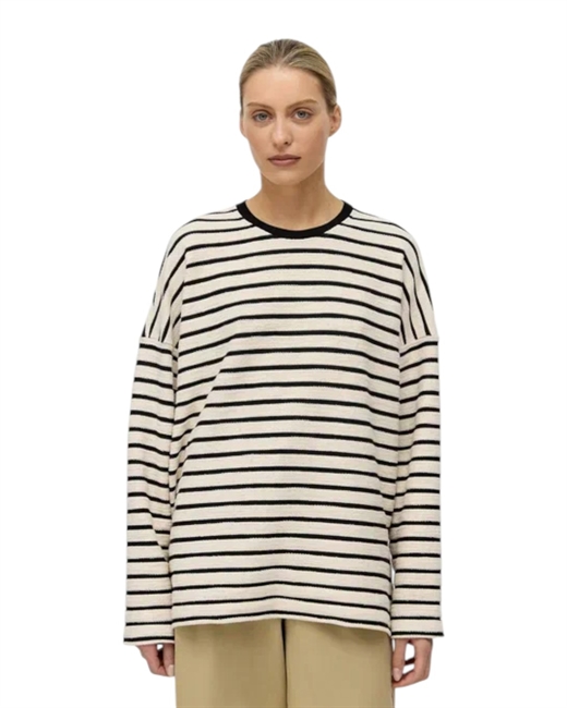 Лонгслив из фактурного хлопка - фото 327190