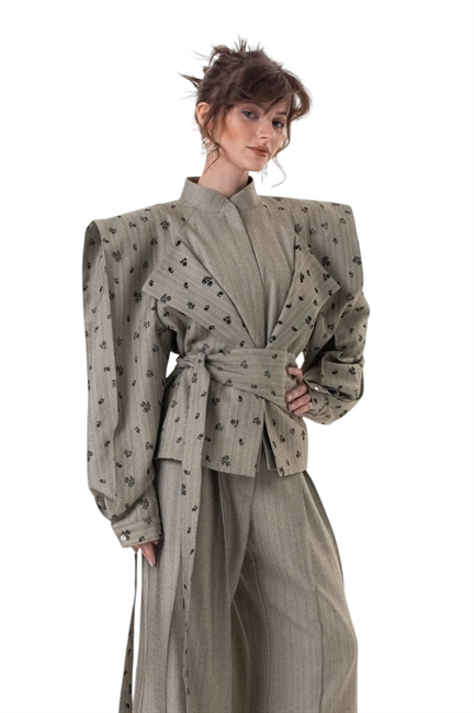 Жакет Франкенштейна укороченный - фото 327297