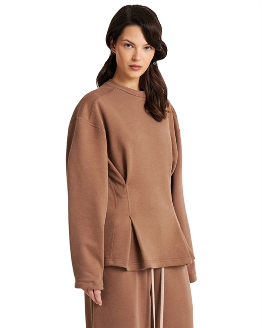 Свитшот с акцентной талией - фото 327348