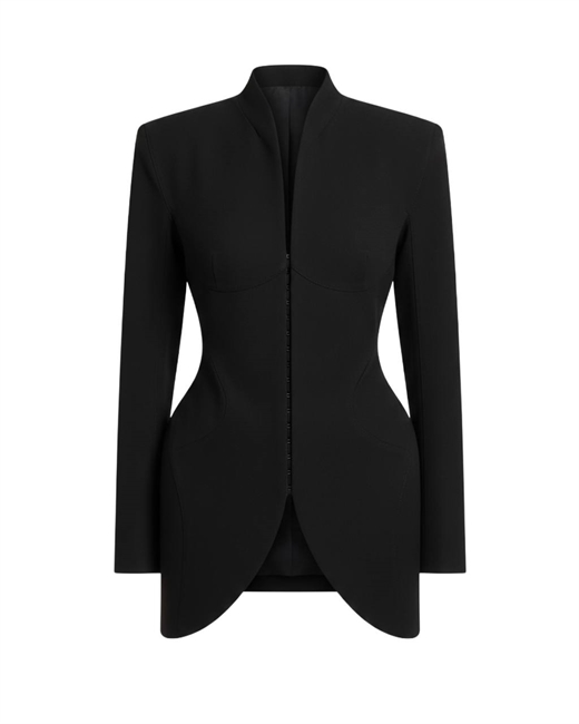 Пиджак с акцентными бедрами - фото 327973