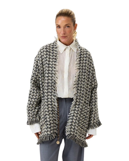 Кардиган из твида - фото 329461