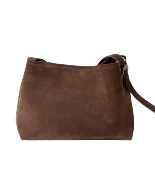 Сумка-шоппер из замши - фото 329568