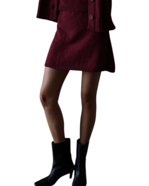 Юбка мини из букле - фото 329621