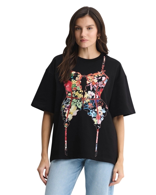 Футболка с принтом Корсет - фото 330325