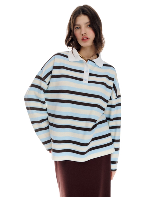 Лонгслив-поло - фото 330587