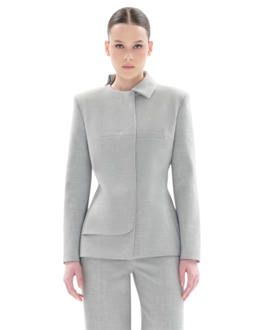 Жакет асимметричный - фото 330610