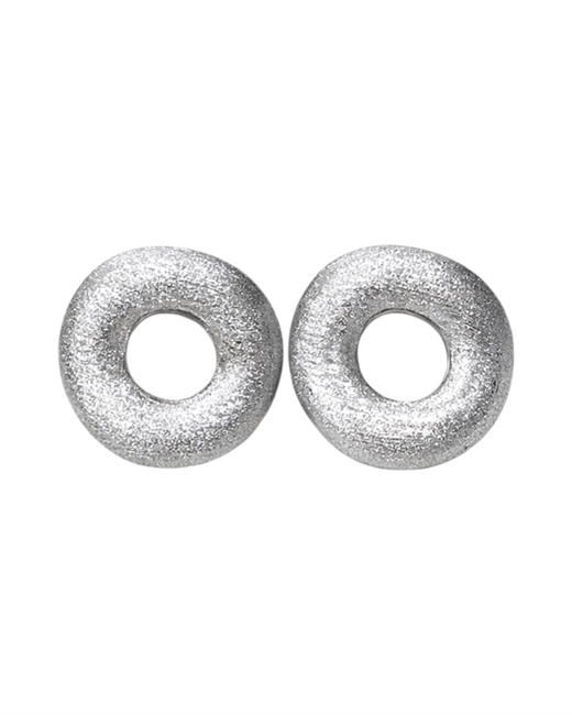 Серьги круглые с фактурой - фото 330748