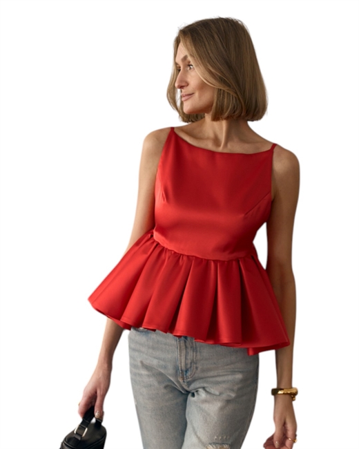 Топ с воланом - фото 330998