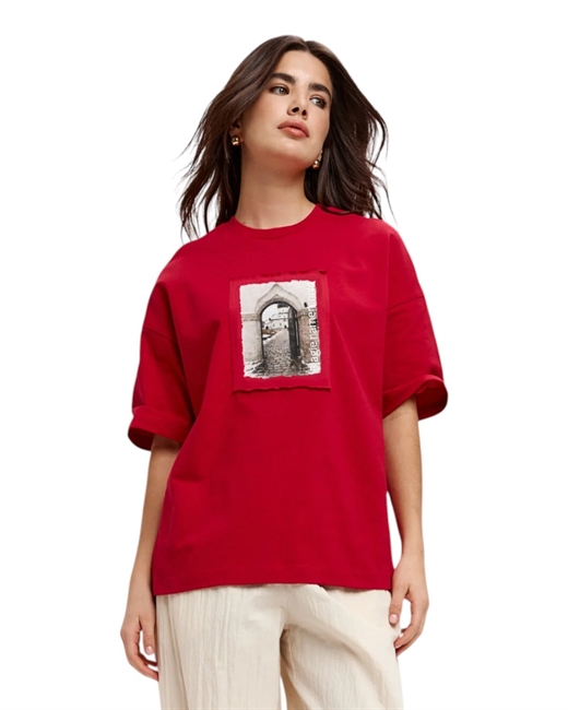 Футболка с принтом - фото 331282