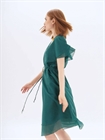 Платье средней длины с поясом - фото 163065