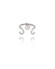 Кольцо на фалангу с белой жемчужиной - фото 168033