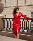 Платье на запах из тесила - фото 290768