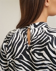 Блузка зебра с длинным рукавом - фото 184694