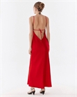 Платье комбинация миди с открытой спиной - фото 214414