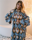 Кафтан Blue sunset из шелка - фото 292674