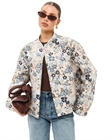 Бомбер с цветочным орнаментом - фото 330185