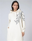 Худи удлиненное White vetki - фото 330456