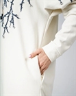 Худи удлиненное White vetki - фото 330458