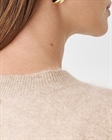 Свитер пушистый из 100% шерсти — серо-бежевый