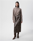 Водолазка с декоративными дополнительными рукавами — тауп
