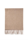 Шарф из 100% шерсти двусторонний — тауп, серо-бежевый