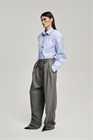 Рубашка приталенная из хлопка - фото 341874