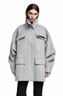 Парка из полушерсти LABEL B — серый, Jc.33.5.5924/3