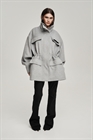 Парка из полушерсти LABEL B — серый, ракурс 1