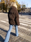 Пуховик Ричи — темно-коричневый — дополнительный ракурс